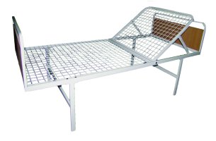 Nemocničná posteľ - S nastaviteľnou opierkou hlavy, na kolieskach